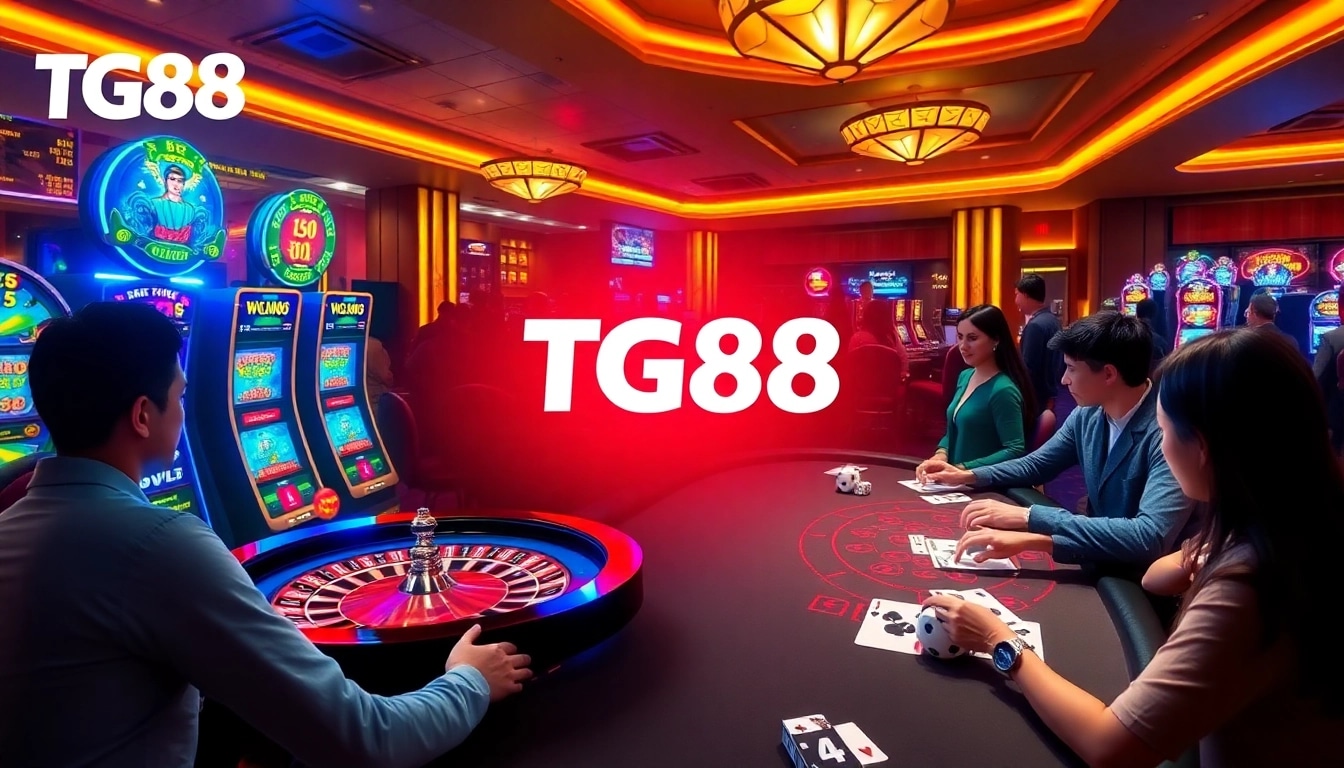 Experience the excitement at TG88 online casino with engaging gameplay on roulette and slots.