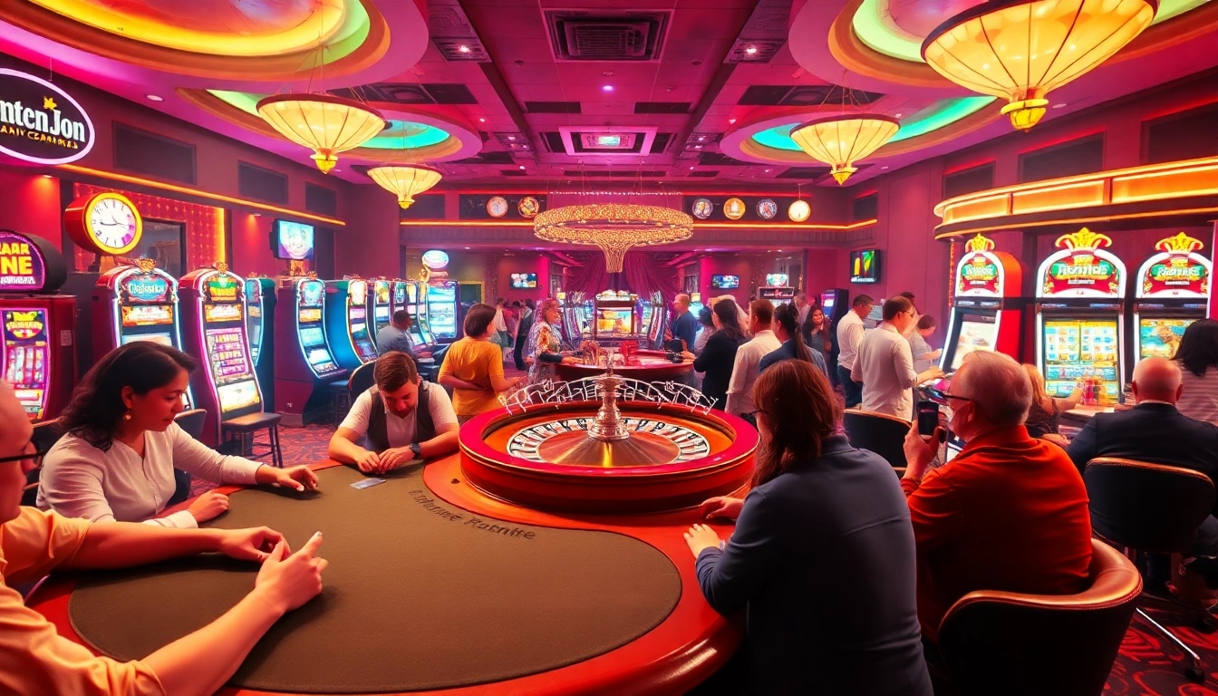 Join the excitement of high-stakes gaming at https://nhacaiuytin.place/ with players engaged at a poker table.