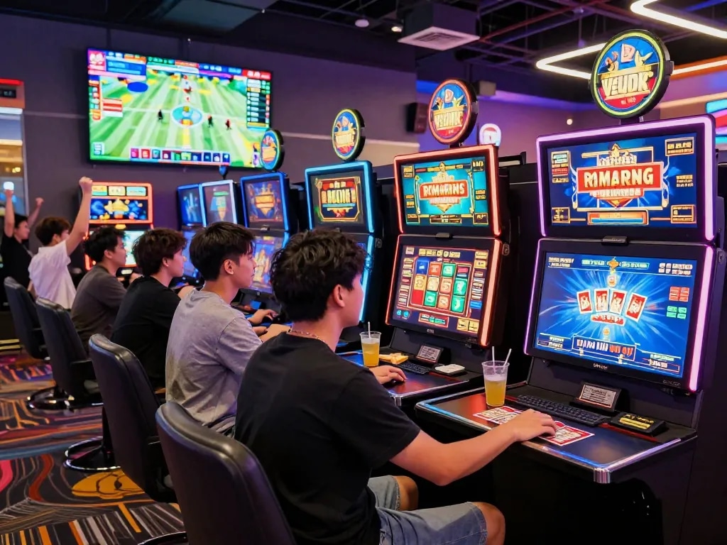 Engaging online gaming experience at gem88 casino with vibrant atmosphere and interactive games