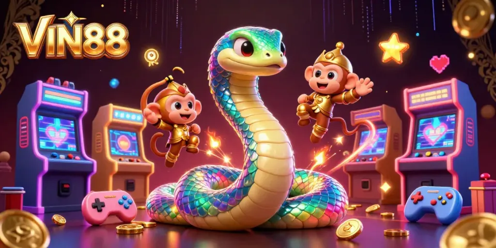 Experience the thrill of winning at VIN88 with dynamic game elements and vivid characters.