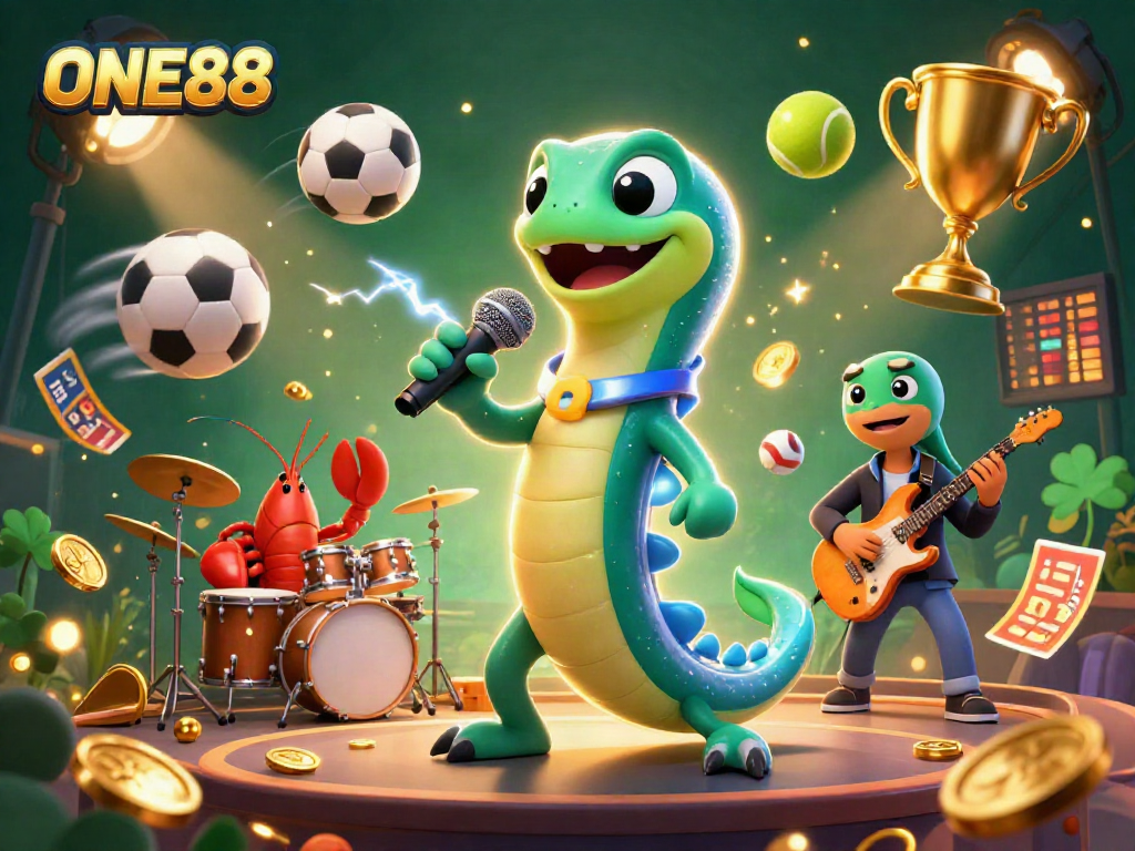 Engage with ONE88's thrilling underwater casino, featuring creative characters and dynamic action.
