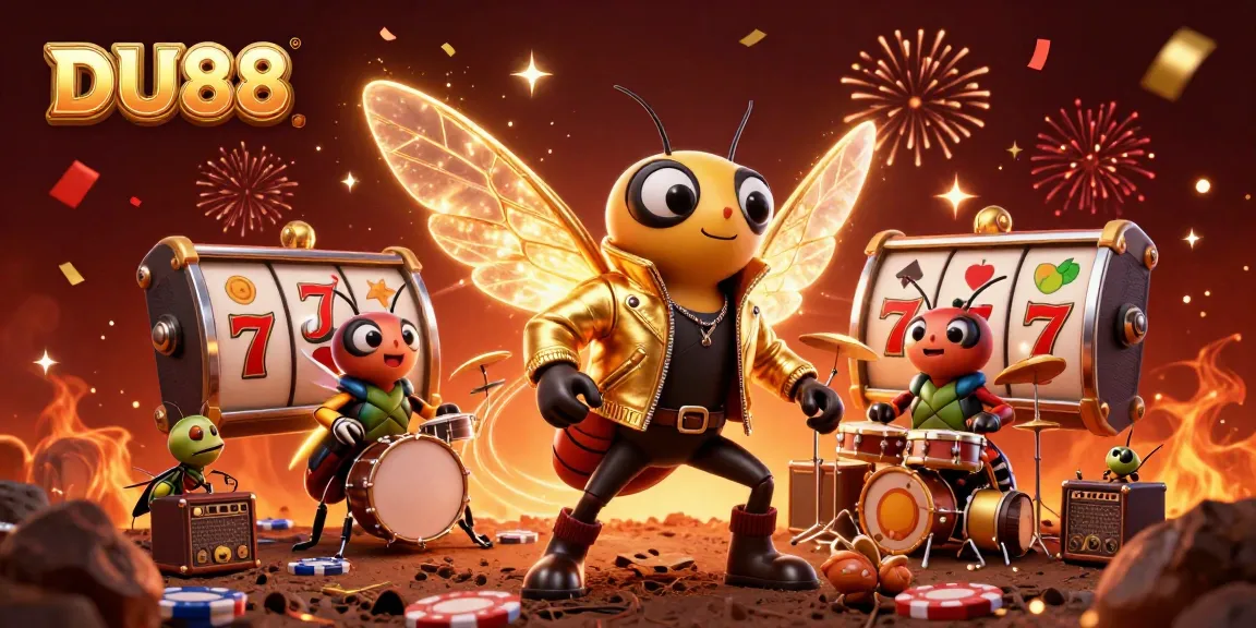 Experience thrilling wins at DU88 with enticing slot reels and vibrant casino elements