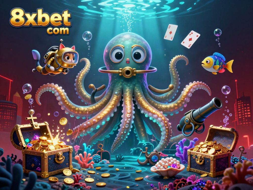 Experience excitement with 8xbet com at this immersive casino-themed underwater adventure.