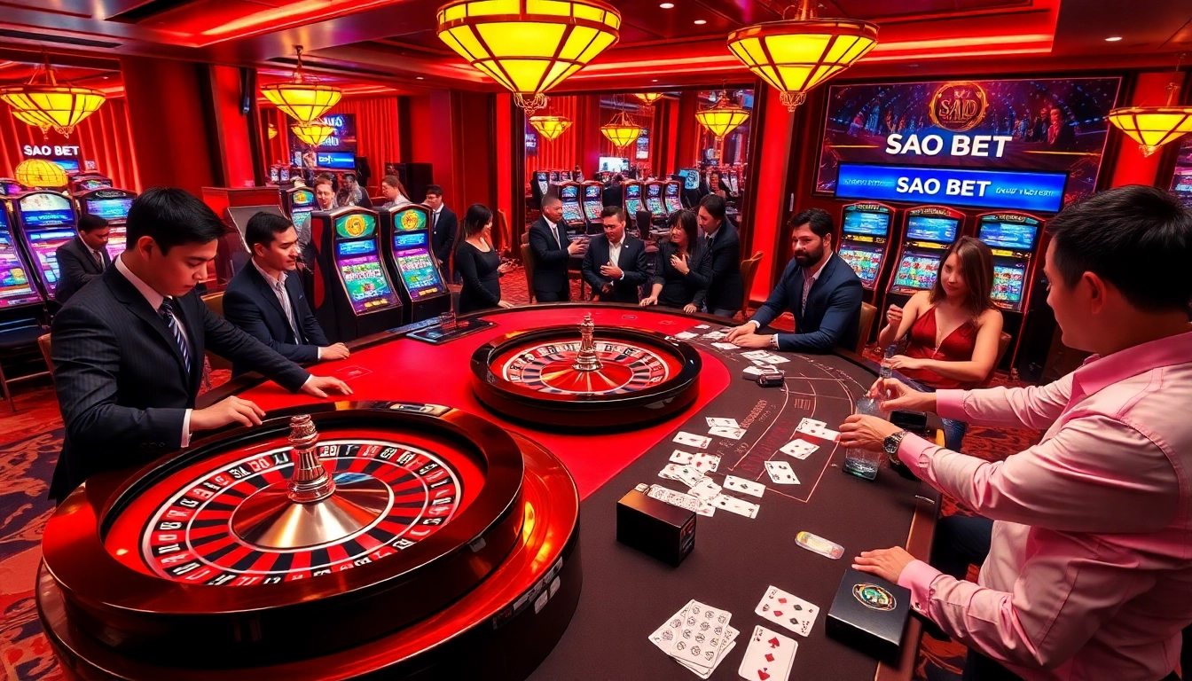Experience the excitement of SAO BET with thrilling casino games and professional dealers.