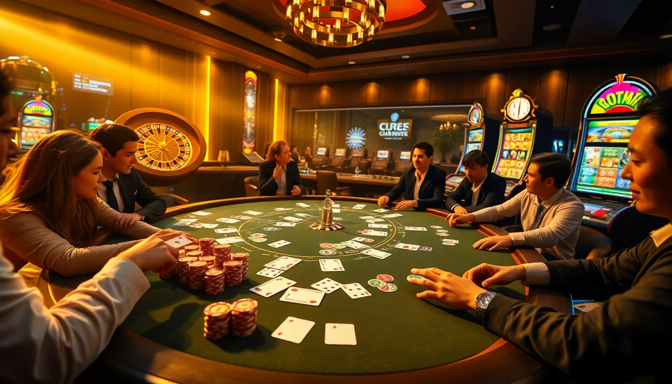 Engaging players at c168.com enjoy strategic betting at a luxurious casino table.