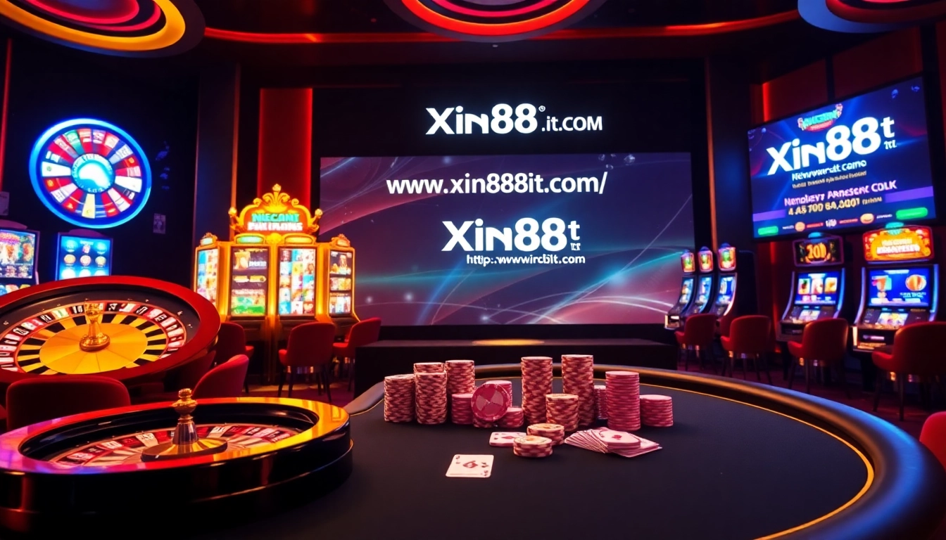Experience the excitement of online gaming at https://xin88it.com/ with vibrant slots and a luxurious casino atmosphere.