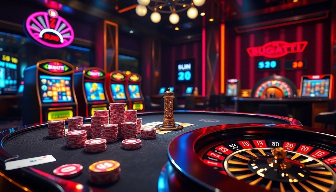 Experience the excitement of Bugatti8 with vibrant casino games and dazzling betting options.