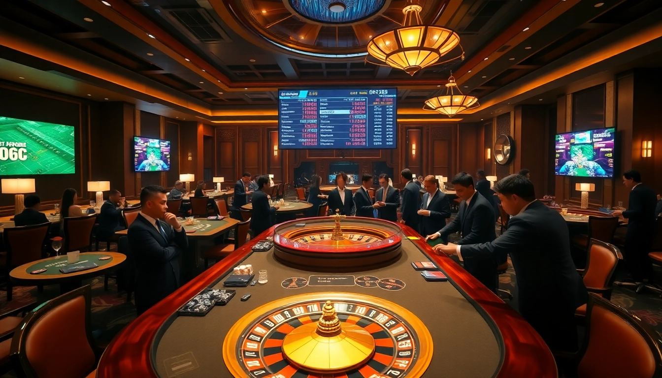 Experience the luxury of betting at https://abc8phi.com/ with vibrant casino tables and engaging players.