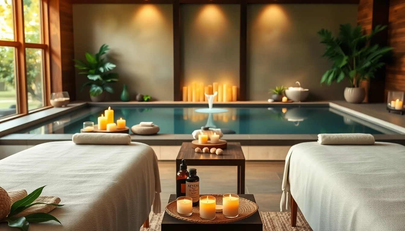 Visually appealing spa ads showcasing a tranquil spa environment with aromatherapy and soothing colors.