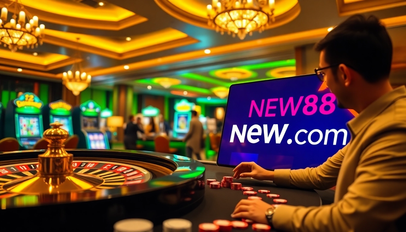 Experience thrilling moments at NEW88 com with exciting casino games and vibrant visuals.