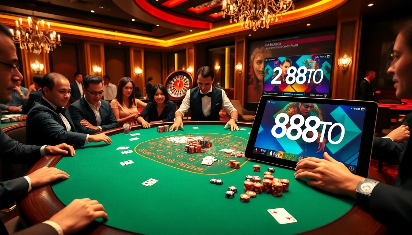Experience the thrill of link 888TO with vibrant casino action filled with excitement and luxury.