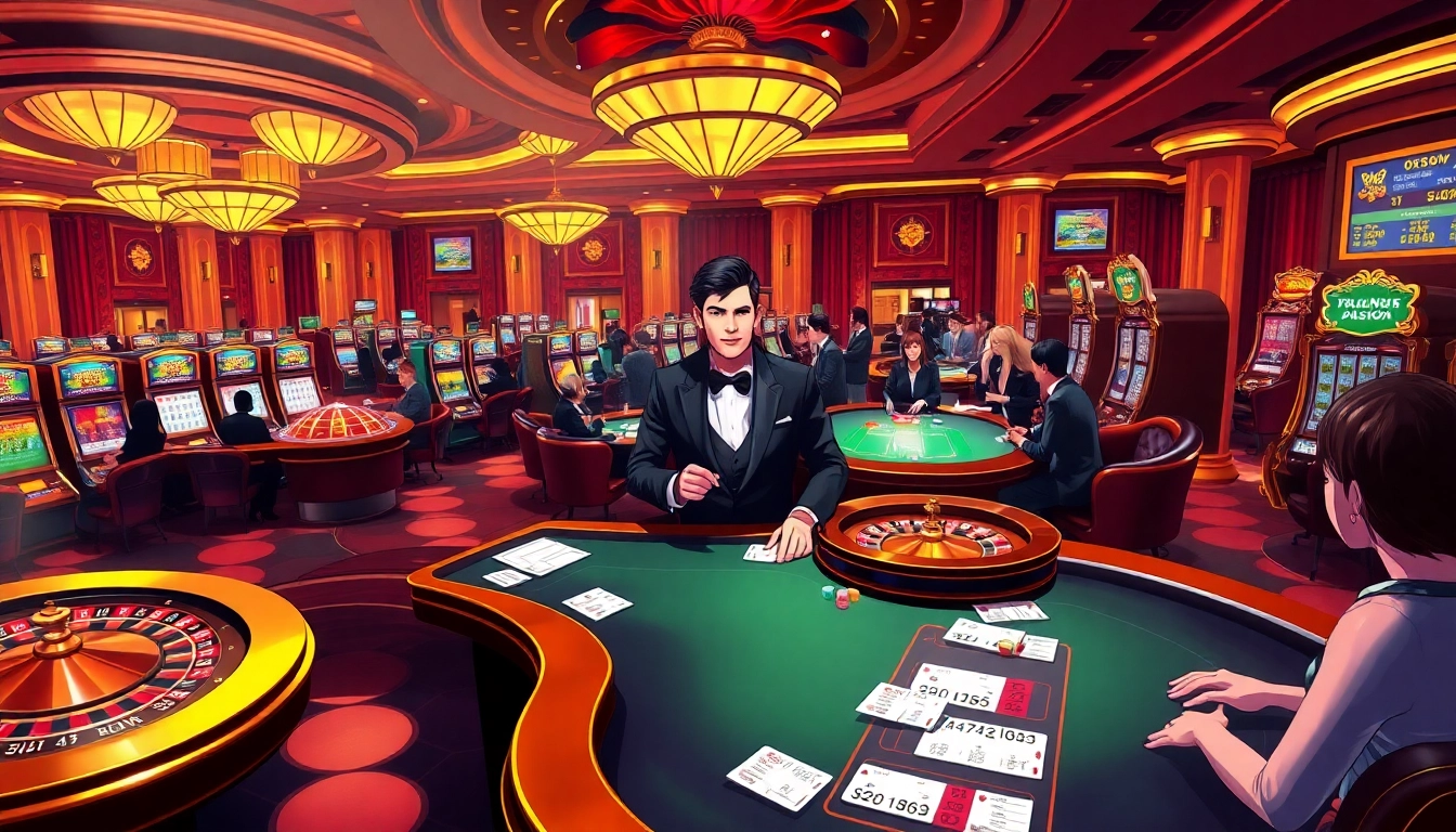 Experience the thrill of gambling at a luxury casino featuring games and excitement reminiscent of okbay.
