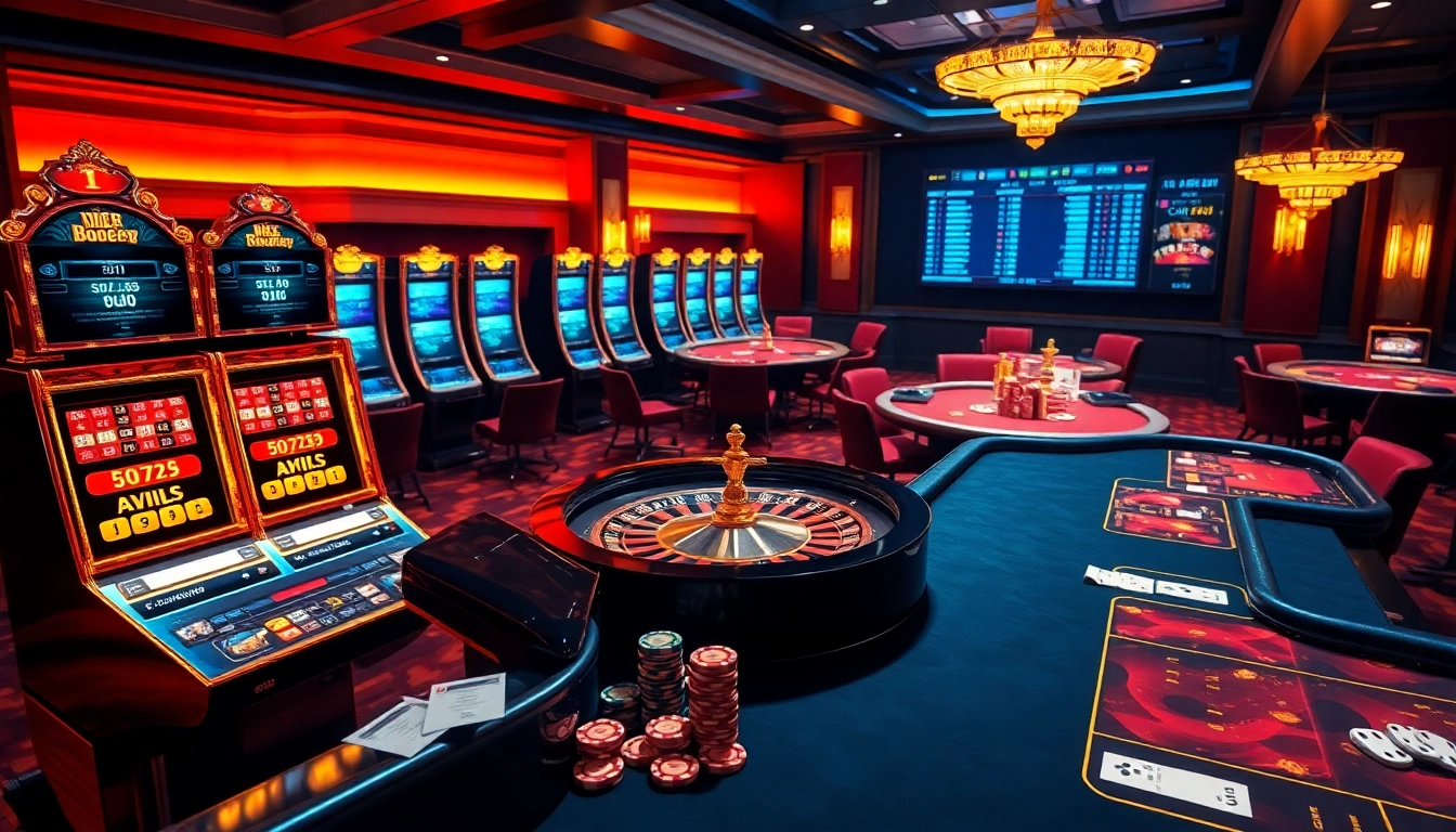 Experience thrilling online gameplay at https://22bet.style with engaging casino tables and vibrant slot machines.