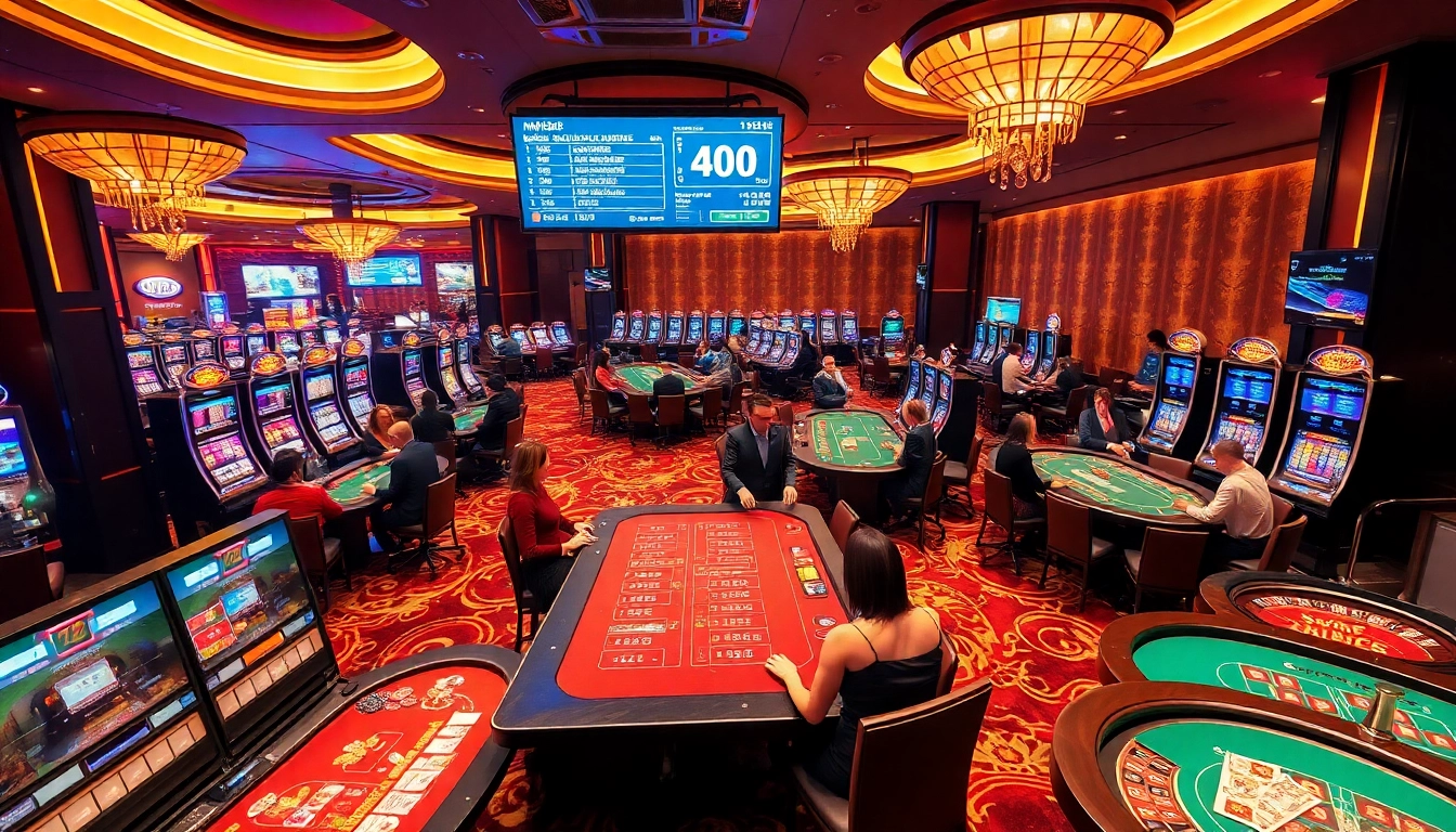 Casino players enjoying live games at mg188, showcasing luxury and excitement in gambling.