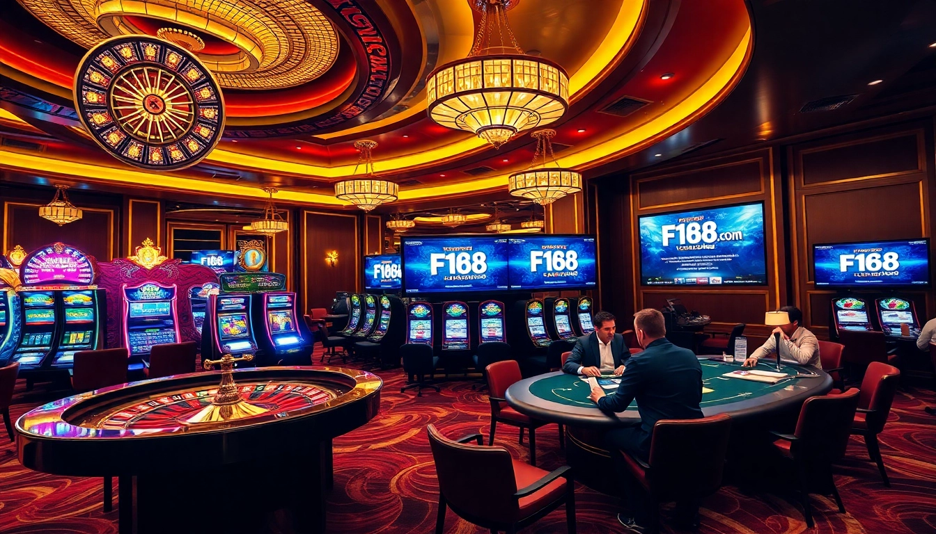 Experience the excitement of F168 com with lavish casino visuals and engaging gameplay.