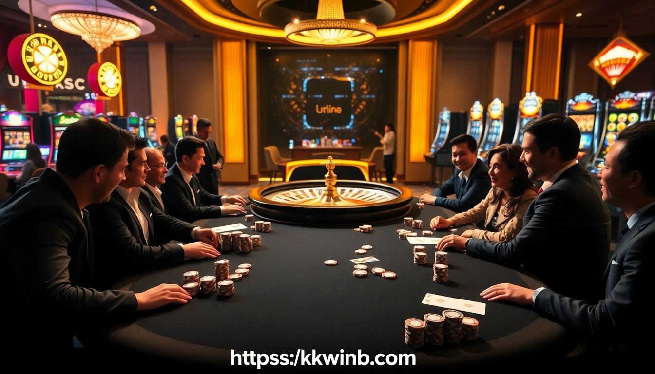 Experience high-stakes poker excitement at https://kkwinb.com/ with vibrant casino visuals.
