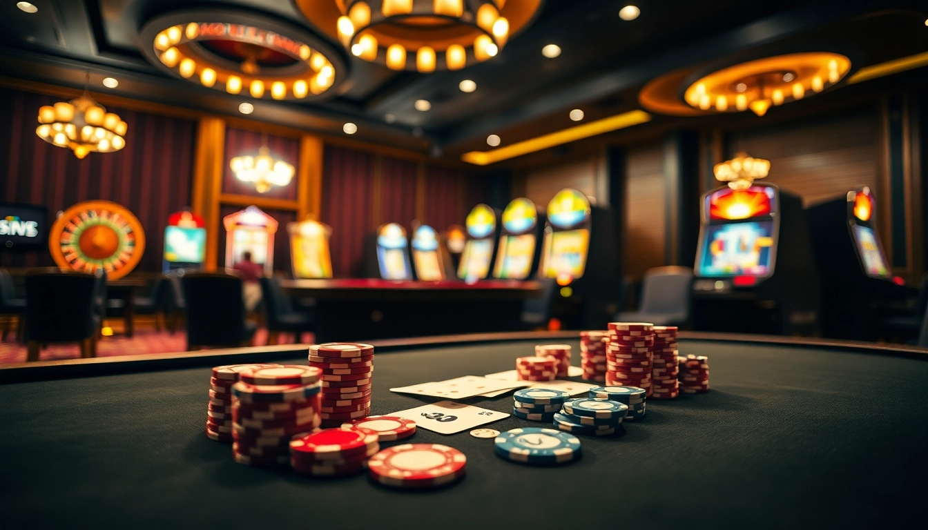 Engage in high-stakes poker at http://789f.mex.com/ with vibrant chips and a luxurious casino setting.