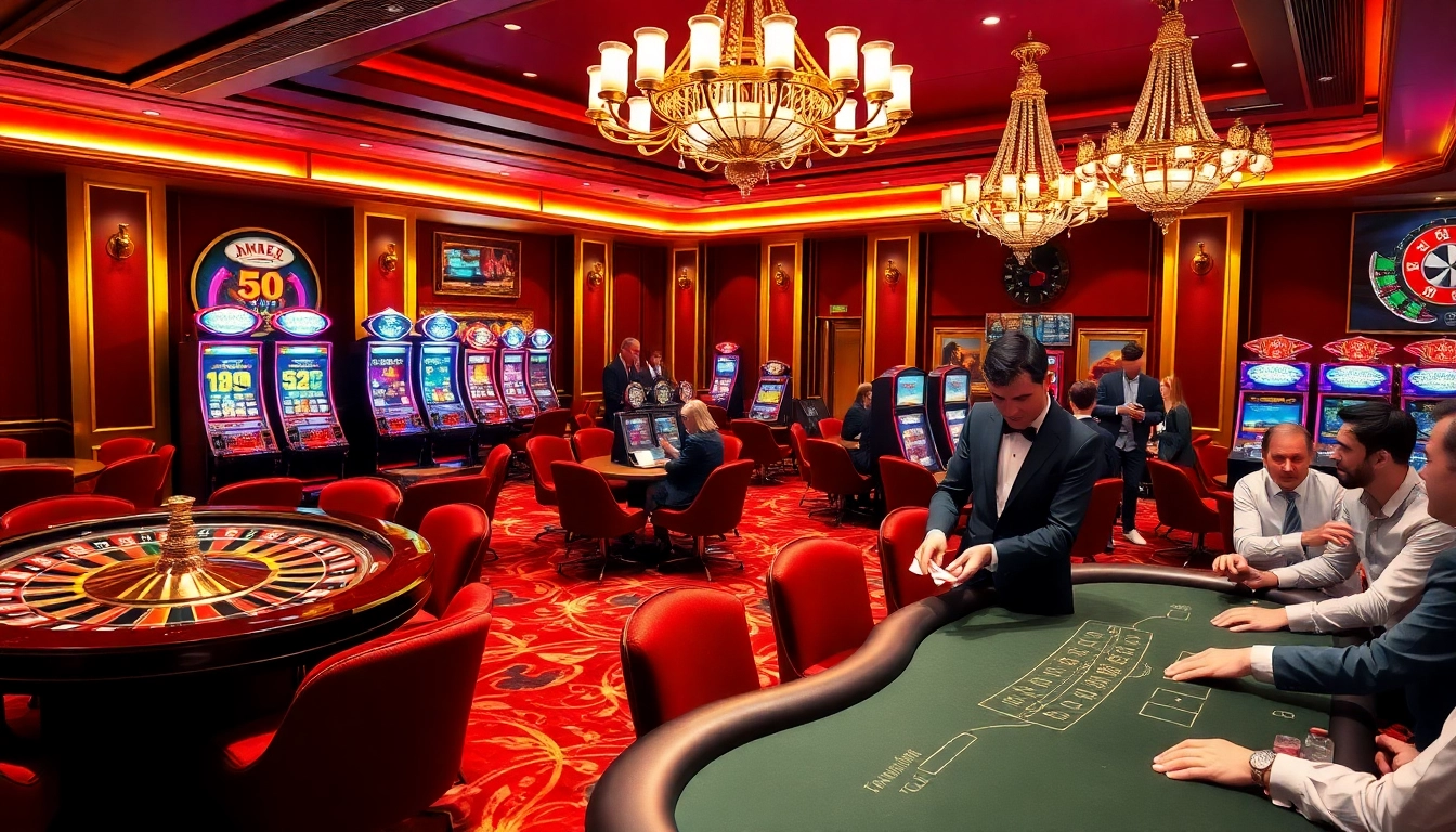 Experience thrilling gambling action at MM88 HOW with luxurious casino gaming ambiance.