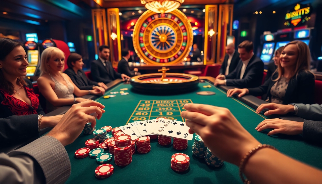 Experience the excitement of KP 88 in a luxurious casino scene with poker chips and cards.
