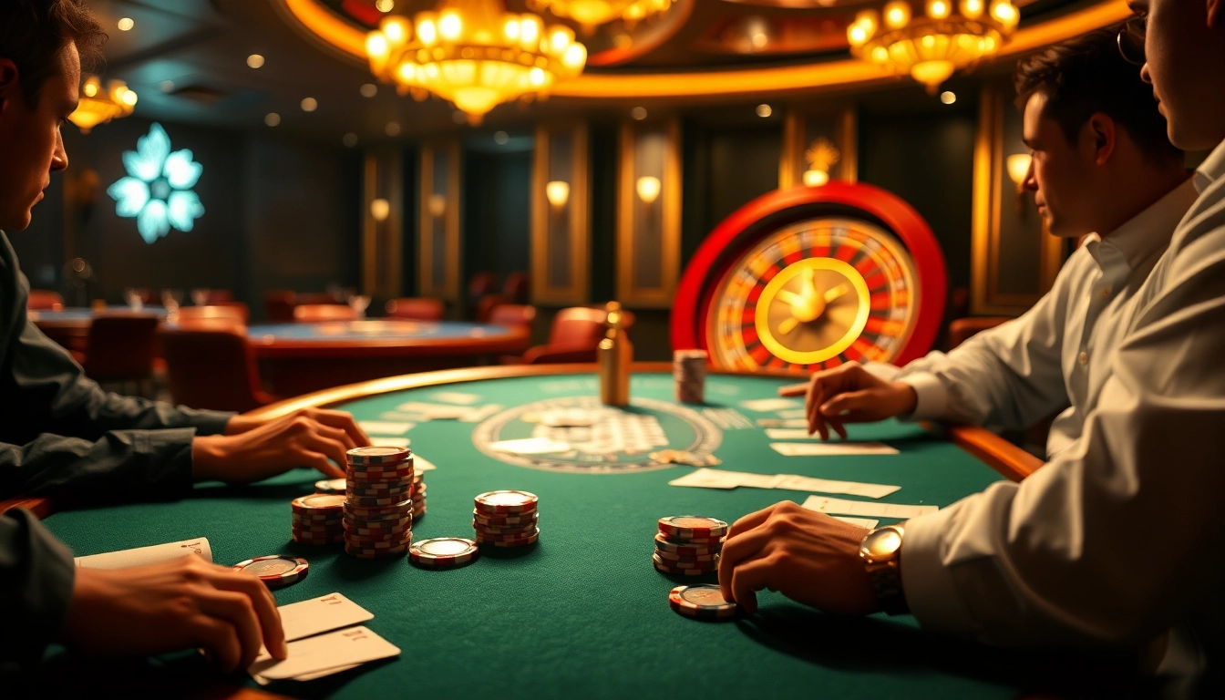 Experience thrilling games at https://uu88games.com/ with high-stakes poker and vibrant casino atmospheres.