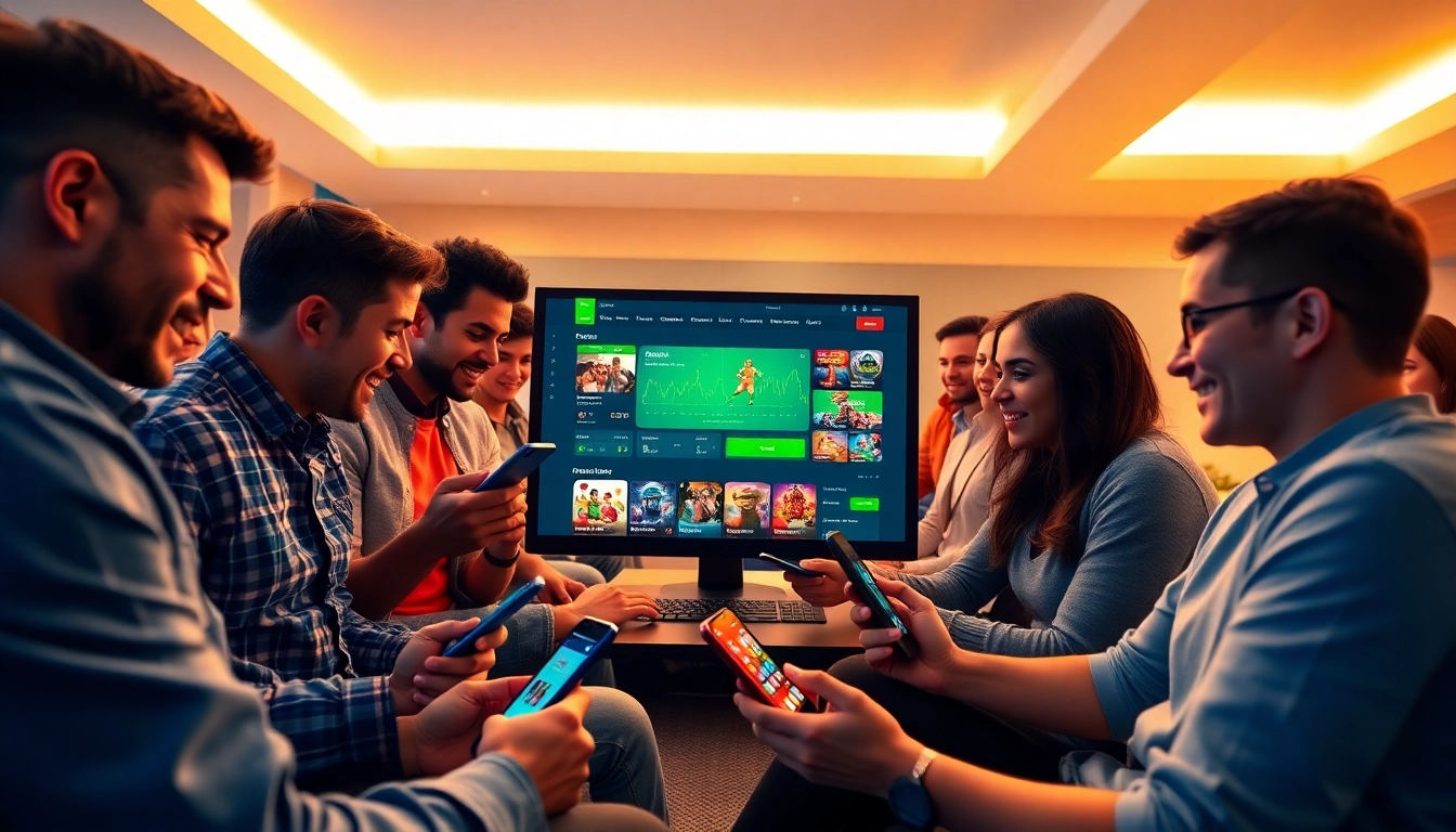 Players engaging with online betting on 888b.bet, showcasing excitement in gaming.