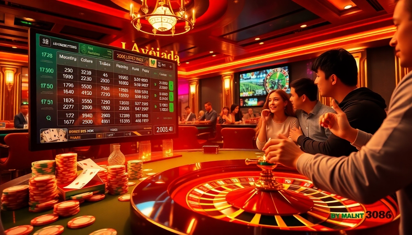 Engaging players experience sv 388's thrilling online gambling with vibrant casino elements.