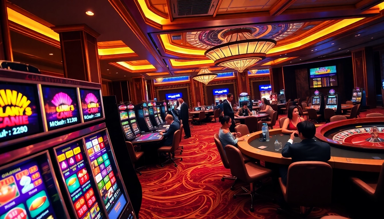 Experience the excitement at https://xo88hi.com/ with vibrant casino ambiance filled with players and games.