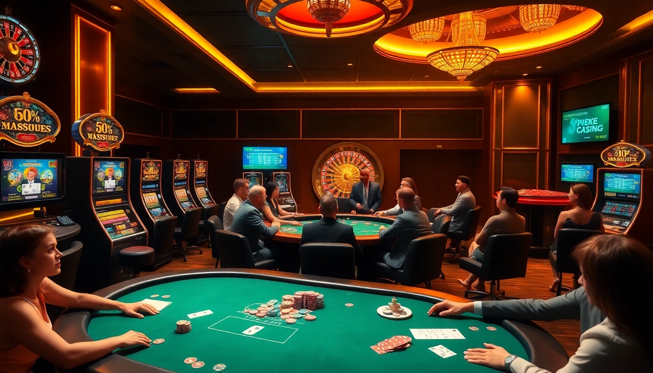 Experience thrilling online gaming at Bet88 with vibrant casino tables and players enjoying their bets.