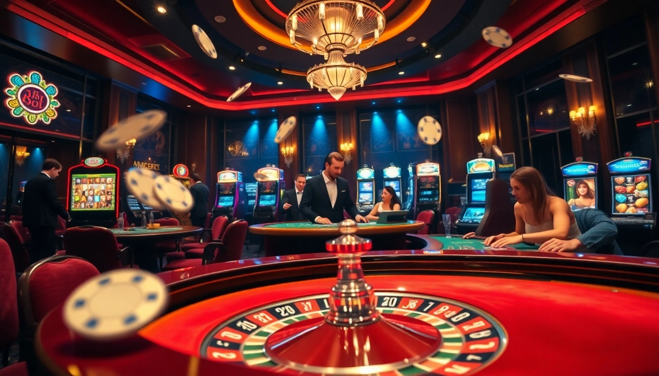 Experience the excitement of betting at https://c168.it.com with poker chips and a roulette wheel.