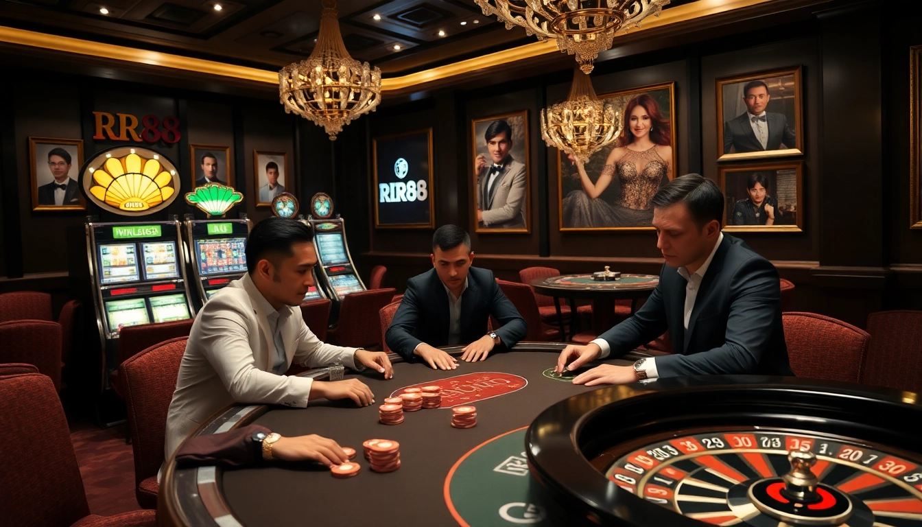 Experience high-stakes excitement at RR88 casino with poker, slots, and roulette.
