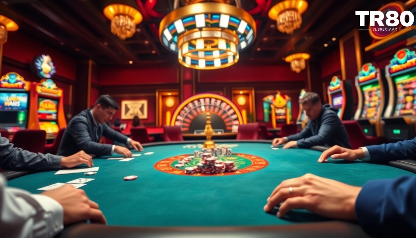 Engage in thrilling poker at TR88, the leading online gambling platform.
