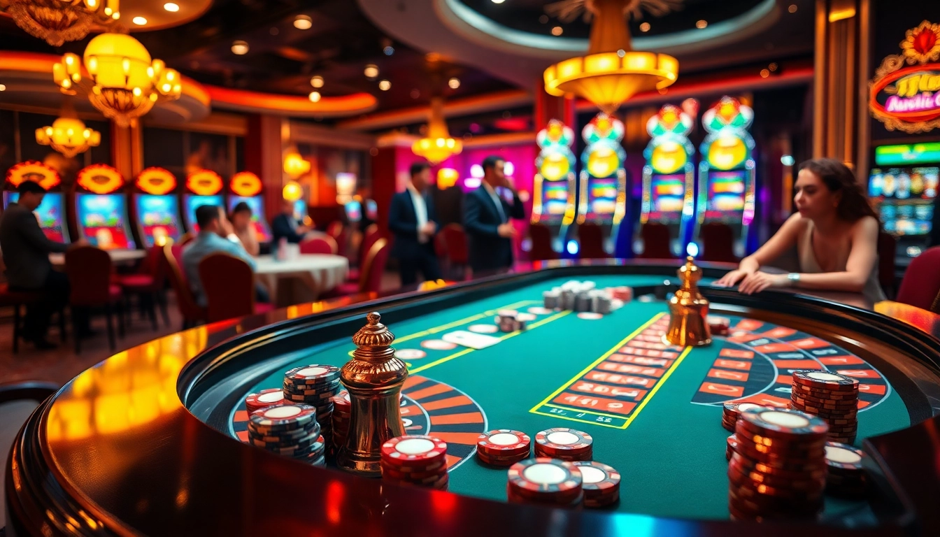 Players enjoying roulette and slot machines at https://bet168.me/, showcasing a thrilling casino experience.