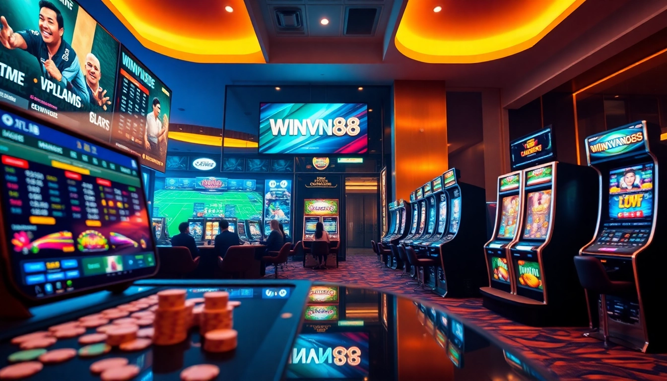 Experience the thrill of online betting with WINVN88, showcasing immersive casino games and sports betting opportunities.