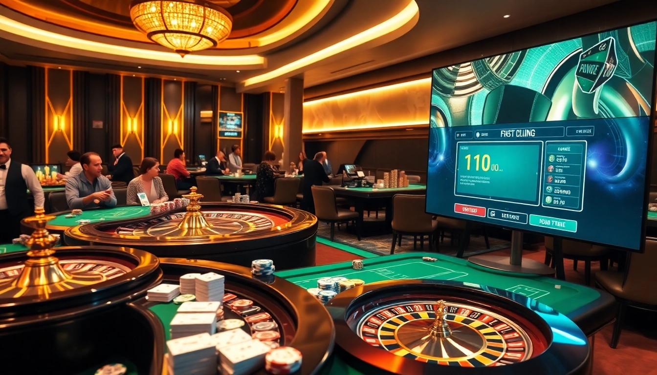 Experience the dynamic atmosphere of 11UU casino with vibrant tables and engaging players.