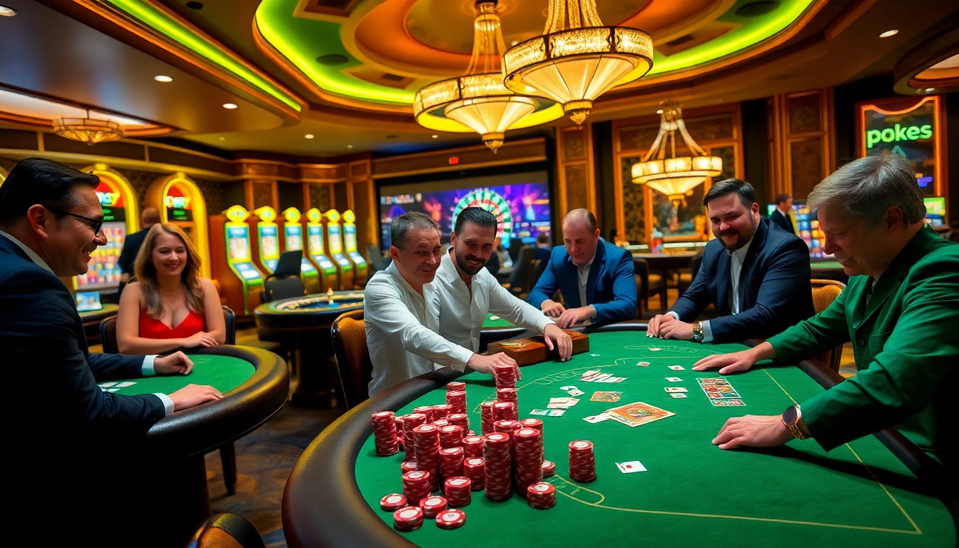 Experience thrilling gameplay at https://iwincom.net/ with poker tables and vibrant slot machines.