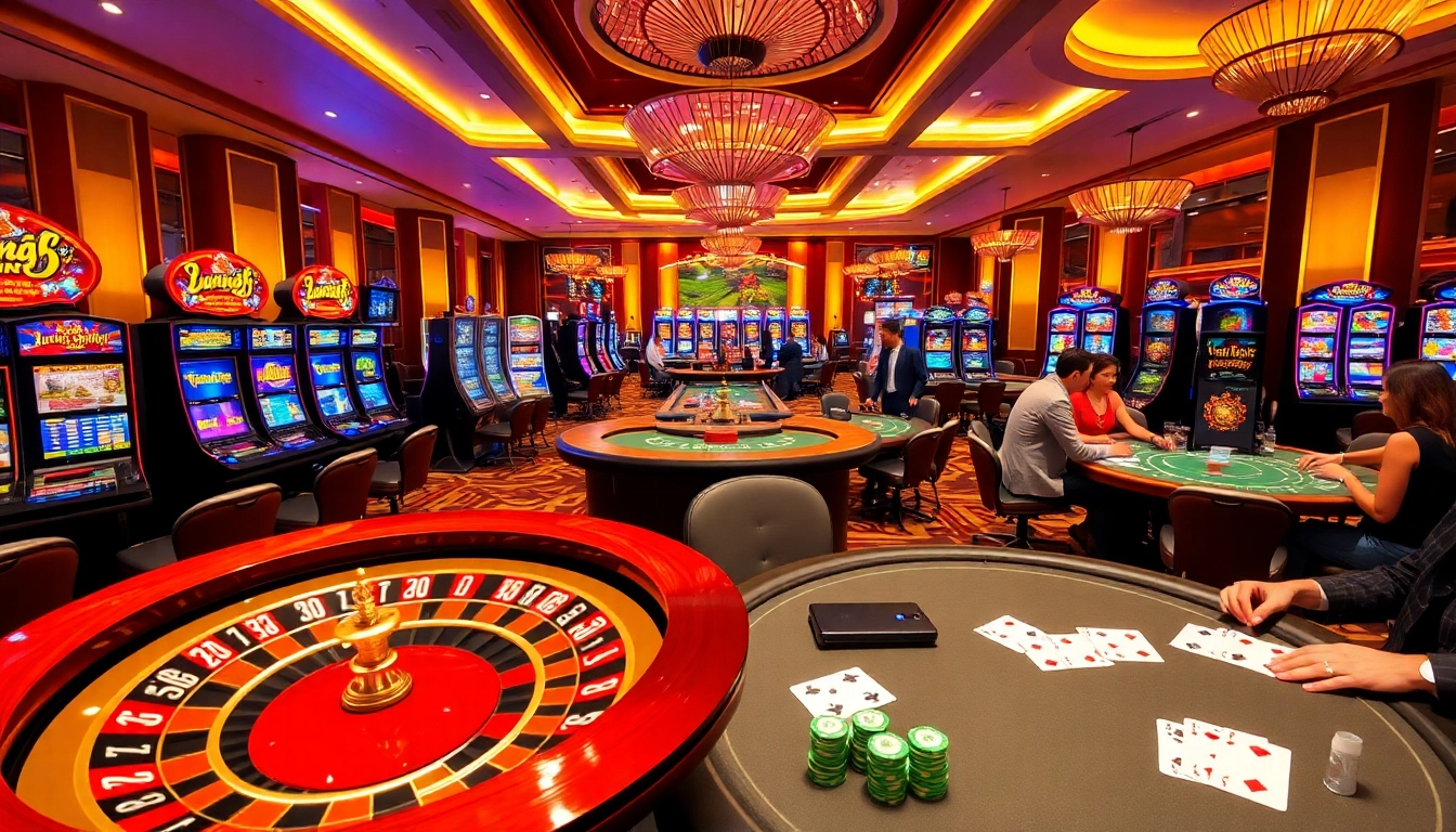 Experience game excitement with Luckywin888 at a luxurious casino table.