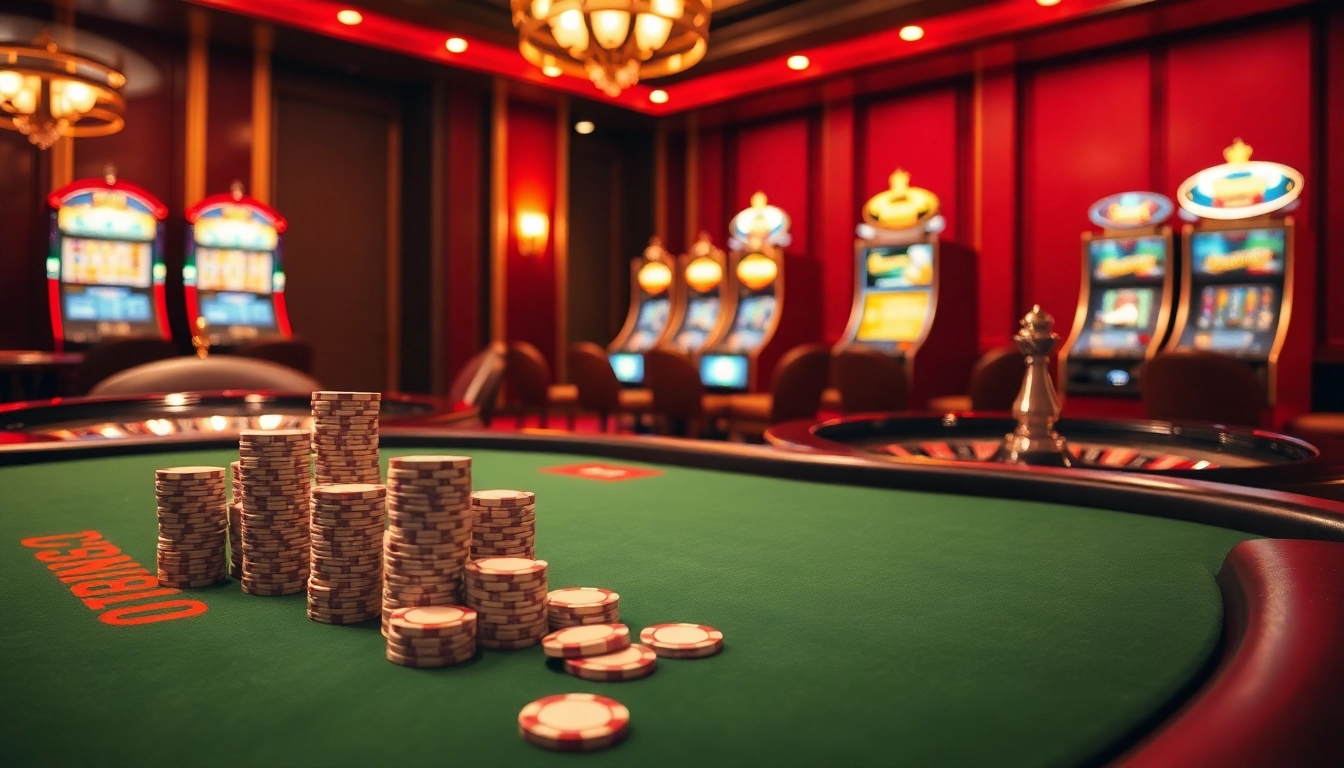 Experience thrilling gameplay at U888 online casino with poker chips, roulette, and vibrant slot machines.