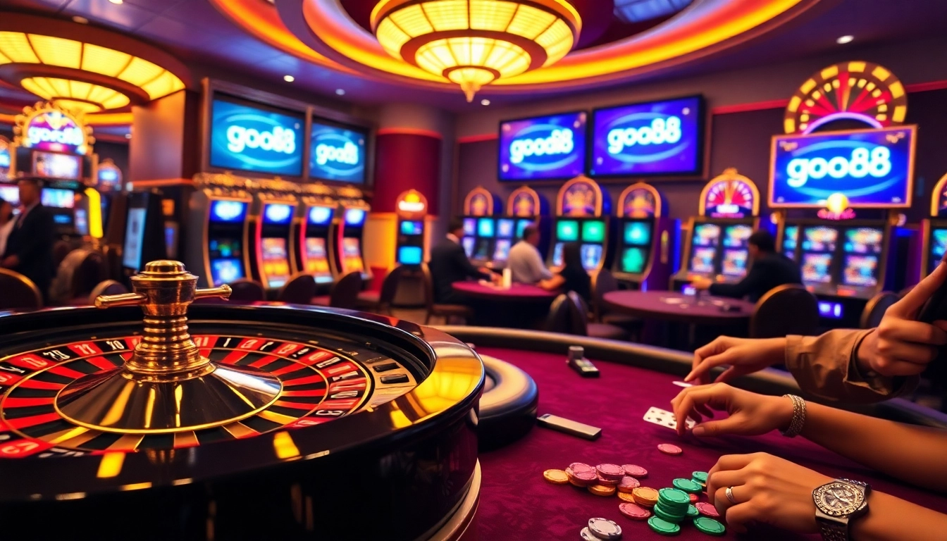 Experience high-stakes gambling at good88 with exciting roulette and poker games.