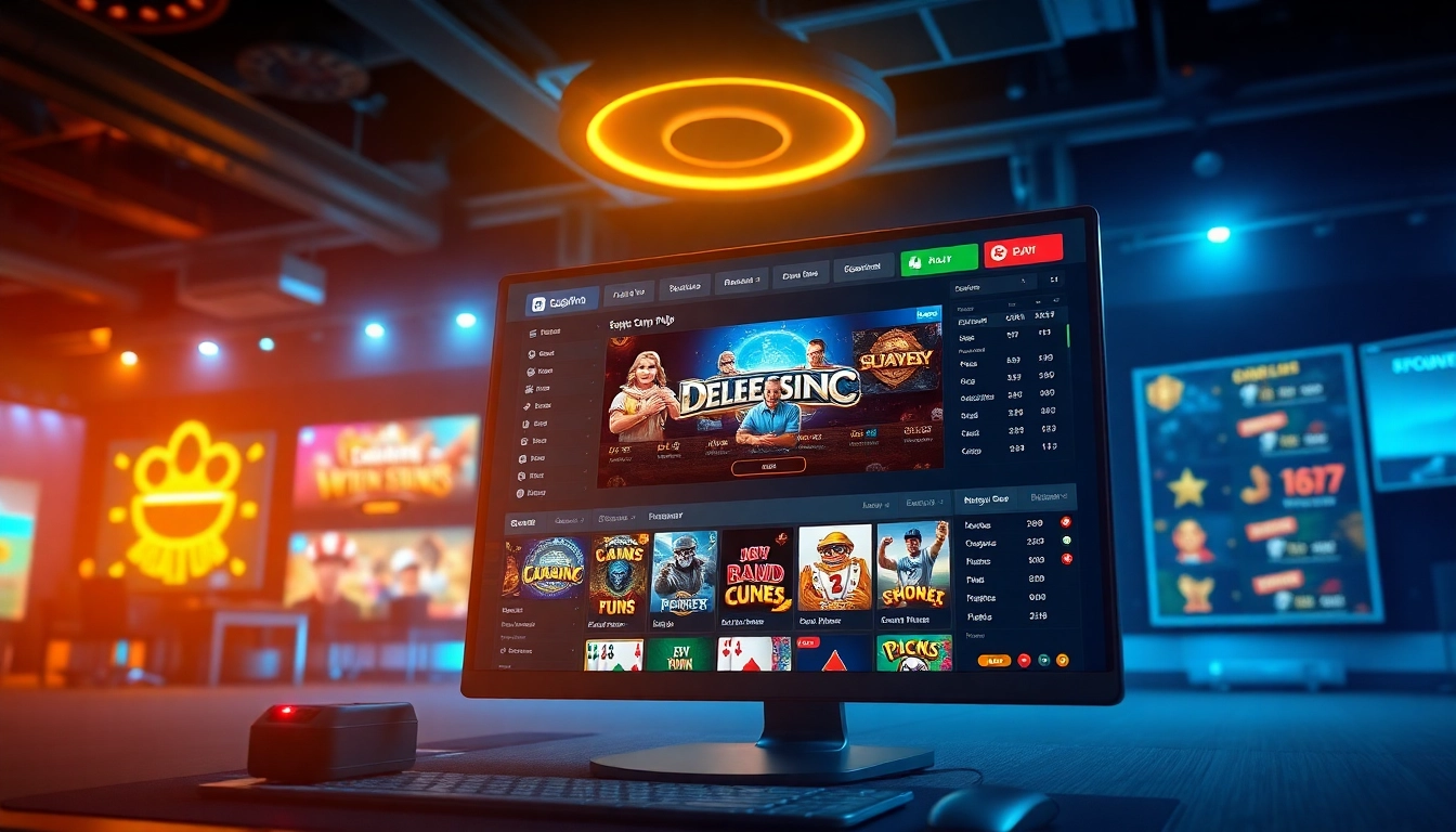 Explore the innovative online betting experience at luck8win.live with captivating casino game displays.