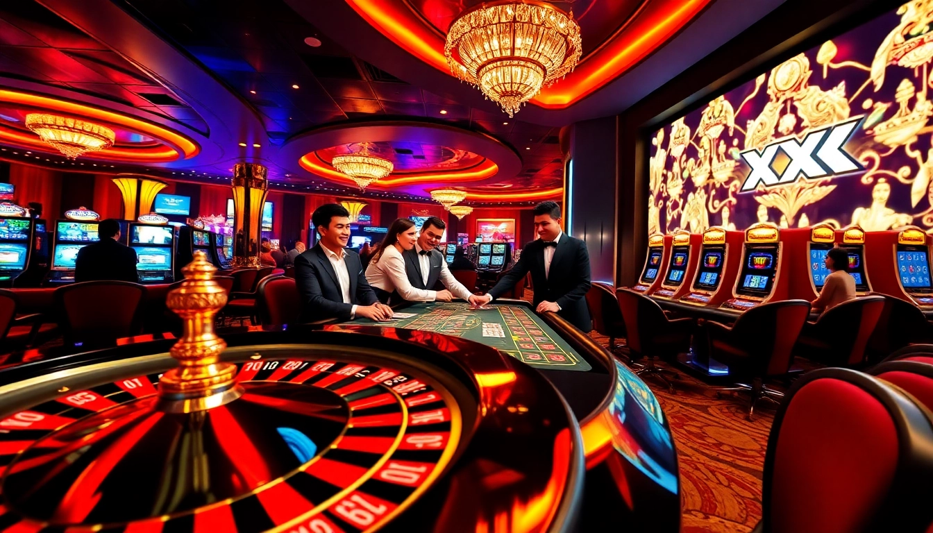 Experience the excitement of trang chủ XX88 with vibrant casino games and dealers.