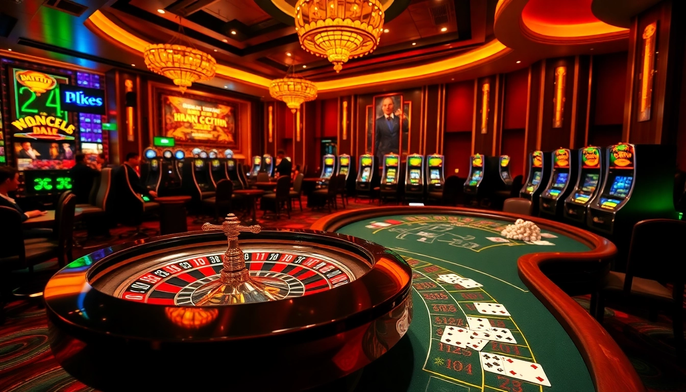 Engage in thrilling gameplay at trang chủ BL555 with stylish casino elements like roulette and poker.