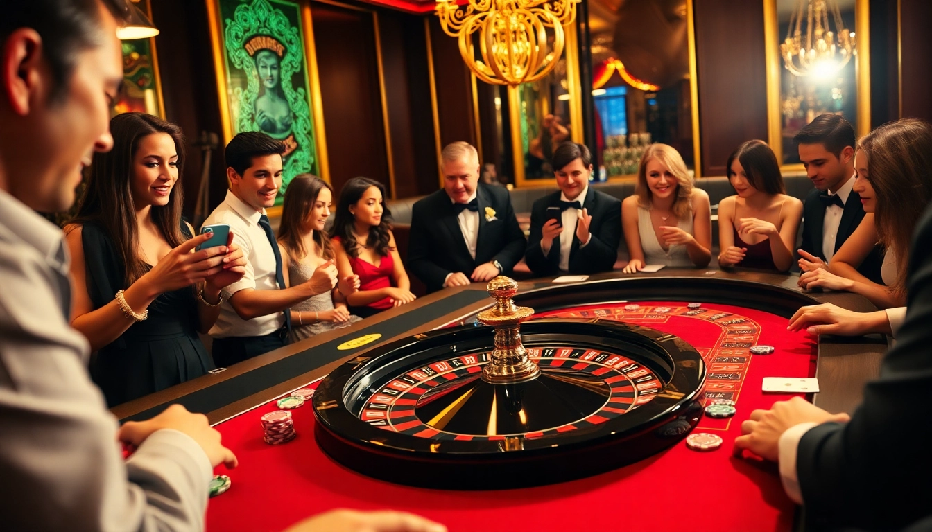 Exciting gaming action at a go88 table with vibrant betting chips and colorful cards.