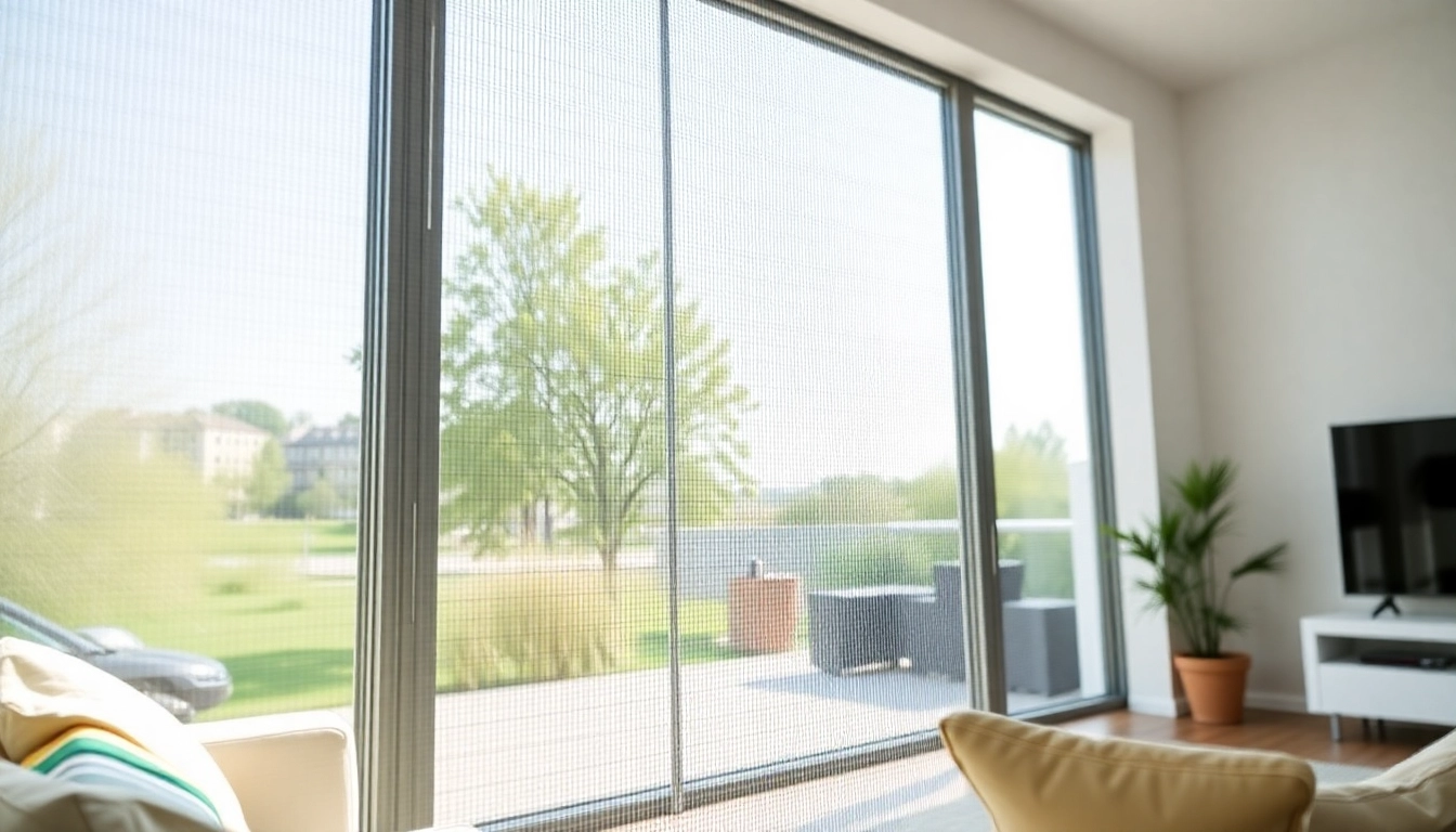 Enhance your space with Flyscreenmaxx – a close-up of a modern flyscreen installation in a bright room.