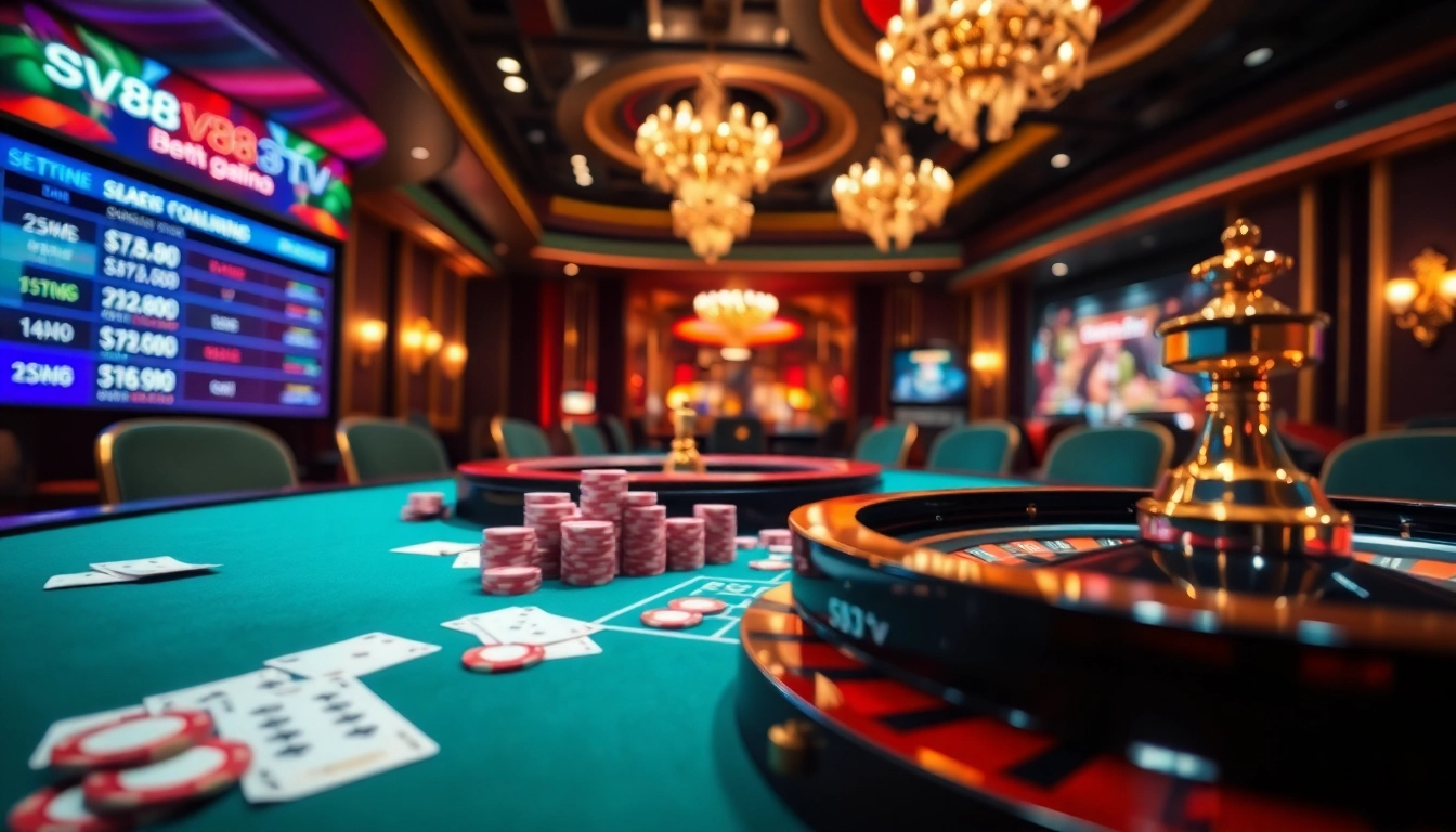 Experience the thrill of sv88 tv with engaging casino games and betting action.