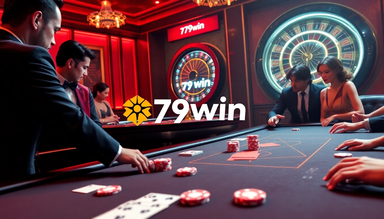 Experience the thrill of competitive poker at 79win's premium gaming table.