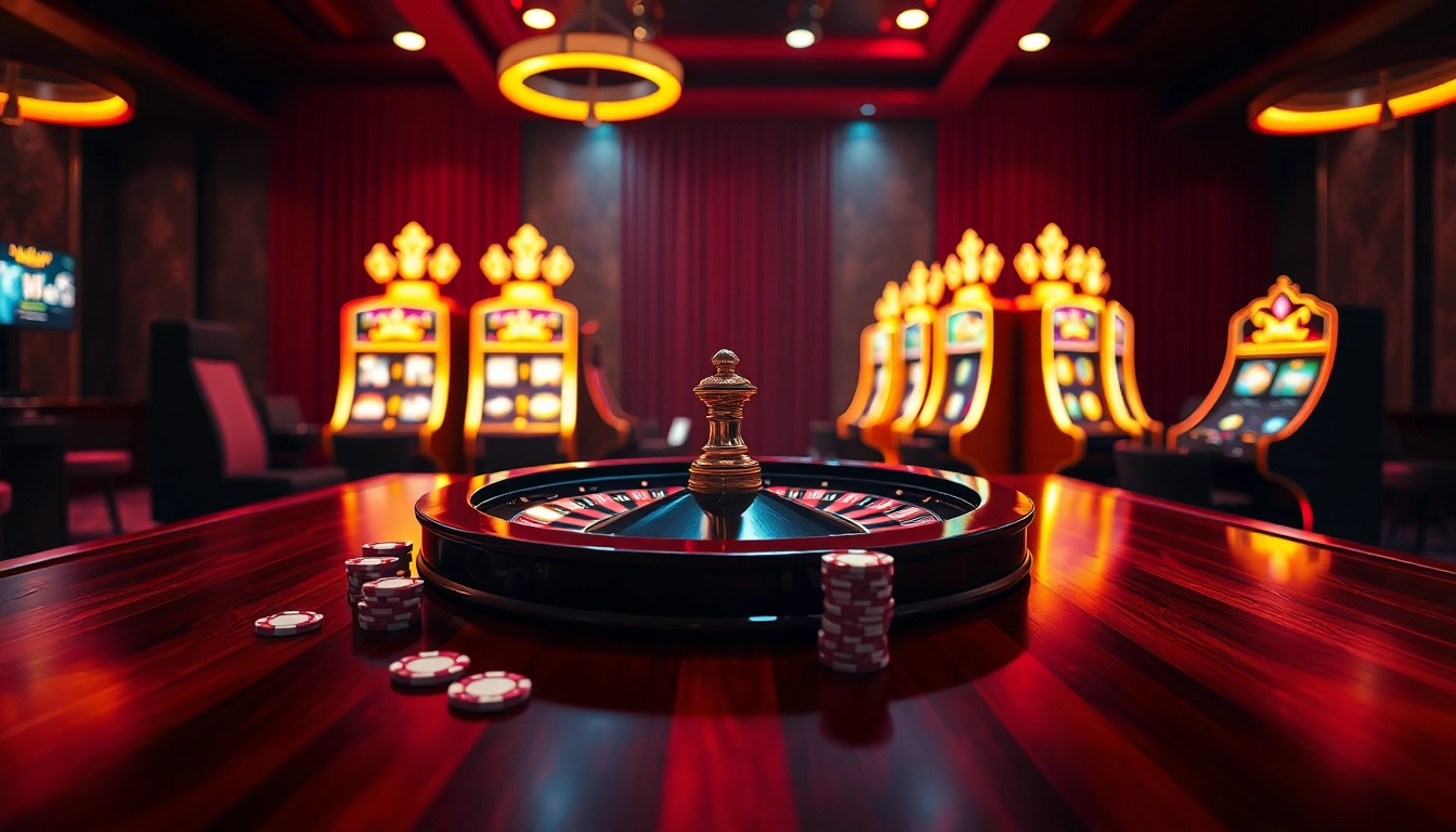 Kuwin offers an engaging online casino experience with roulette and poker elements featured prominently.