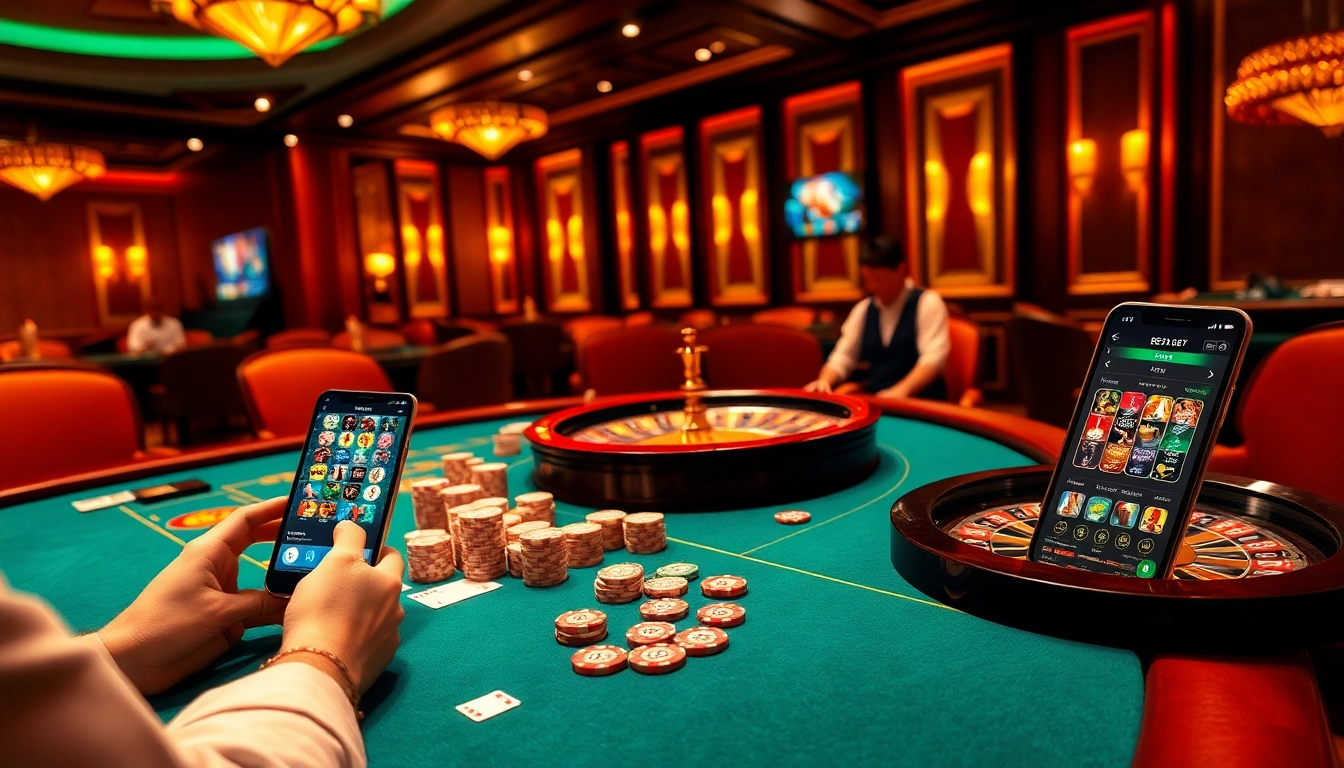 Experience the thrill of app s666 in a modern casino environment with engaging games.