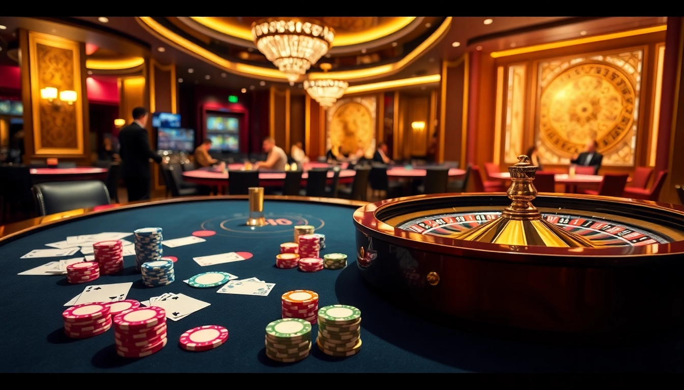 Experience 88i đăng nhập at a luxurious poker table with vibrant chips and cards.