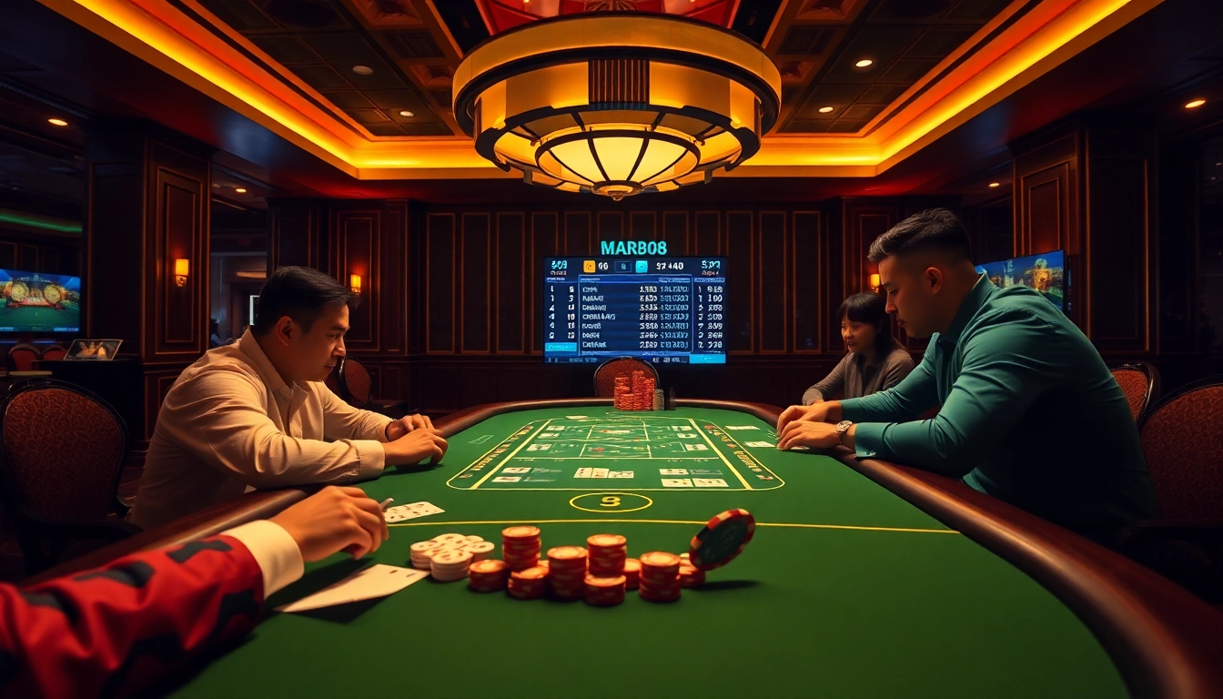 Experience the excitement of live betting at BJ88 live casino with professional gameplay and vibrant atmosphere.