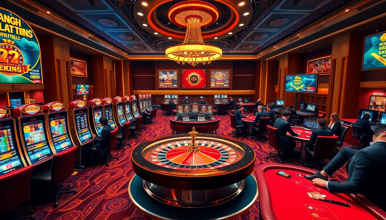 Experience the thrilling atmosphere of 999bet vn with vibrant casino games and stylish players.